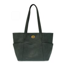 Joy Susan Judy Turn Lock Tote DARKTEAL