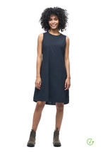 Indyeva Knee Length Sleeveless Dress LIEVE BLACK