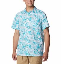 Columbia Men’s PFG Super Slack Tide Camp Shirt OCEANTEALSAIL