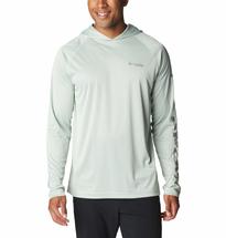 Columbia Men's Terminal Tackle Heather Hoodie COOLGREENHEAT