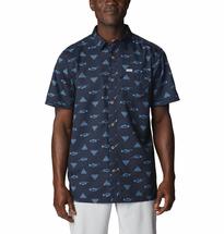 Columbia Men’s PFG Super Slack Tide Camp Shirt COLLEGIATENAVY