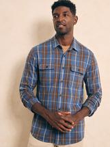 Faherty Men's Legend Sweater Shirt ALPINELAKEPLAID