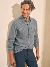 Faherty Men's Legend Sweater Shirt ENCINTASGINGHAM