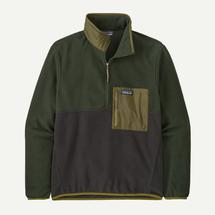 Patagonia Men's Microdini 1/2-Zip Fleece Pullover BLK