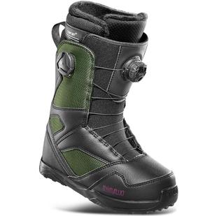 ThirtyTwo STW Double Boa Women's Snowboard Boots 2024 BLACK/GREEN