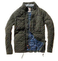 Relwen Mens Quilted Tanker DKLODEN