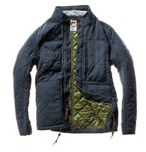 Relwen Mens Quilted Tanker NAVY