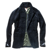 Relwen Men's Cord Trap Blazer DKNAVY