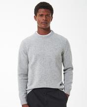 Barbour Men's Essential Crew-Neck Sweater LIGHTGREYMARL