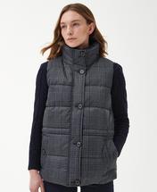 Barbour Women's Herring Gilet GREYPRINCEOFWALESCHE