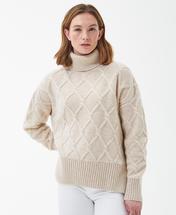 Barbour Women's Perch Knitted Jumper OATMEAL