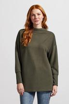 Tribal Women's Brushed Velvet Ottoman Tunic DKCEDAR