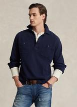 Polo Ralph Lauren Men's Classic Fit Moleskin Popover Workshirt CRUISENAVY