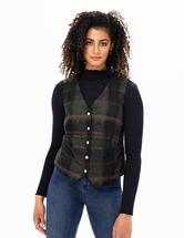 Renuar Women's Country Plaid Vest BUTTERSCOTCHCOMBO