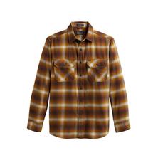Pendleton Men's Burnside Flannel Shirt BRN/OCHRE/ECRU