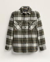 Pendleton Men's Burnside Flannel Shirt TAN/OLIVE/BRN