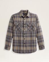 Pendleton Men's Burnside Flannel Shirt TAUPE/CHAR/OCHRE
