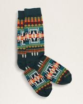 Pendleton Harding Crew Socks GREEN