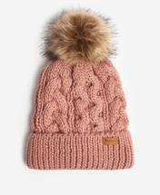 Barbour Penshaw Cable Beanie DUSTYROSE