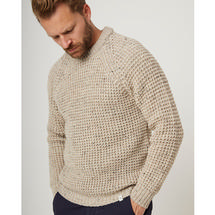 Peregrine Men's Waffle Crew Jumper SKIDDAW