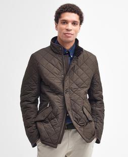 Barbour Men's Powell Quilted Jacket OLIVE