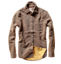Relwen Men's Chamois Lined-Flannel DKCAMELHERR
