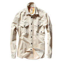 Relwen Men's Cord Workshirt BONE