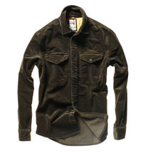 Relwen Men's Cord Workshirt BRWNLODEN