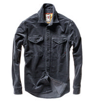 Relwen Men's Cord Workshirt CARBON