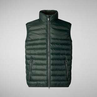 Save The Duck Men's Majus Puffer Vest GREENBLACK