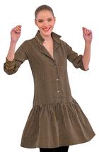 Gretchen Scott So Sweet Dress - Checkmate BLACK/KHAKI
