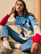 Faherty Women's Mountain Coaster Crew MOUNTAINCOASTER