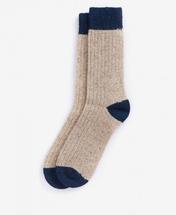 Barbour Houghton Socks STONE/NAVY