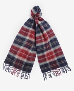 Barbour Galston Tartan Scarf CRANBERRYTARTAN