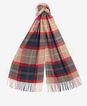 Barbour Galingale Tartan Scarf CRANBERRYTARTAN