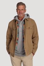 True Grit Route 66 Drifter Blanket Lined Jacket KHAKI