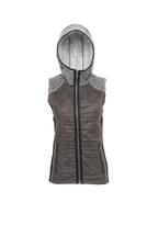 Wooly Bully Fearless Vest Hoodie SHADOWGREY