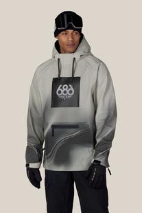 686 Men's Waterproof Hoody LIMESTONEBURNTDUNES