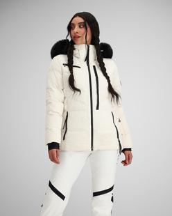 Obermeyer white deals ski jacket