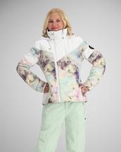 Obermeyer Girls Taja Print Jacket CRYSTALAURORA