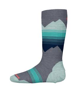 Smartwool Kids' Ski Light Cushion Over The Calf Socks MEDIUMGRAY