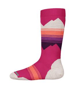 Smartwool Kids' Ski Light Cushion Over The Calf Socks POWERPINK