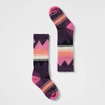 Smartwool Kids' Ski Light Cushion Over The Calf Socks PURPLEIRIS
