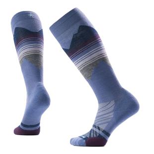 Smartwool Women's Ski Targeted Cushion Pattern Over The Calf Socks NIGHTFALLBLUE