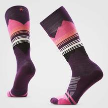 Smartwool Women's Ski Targeted Cushion Pattern Over The Calf Socks PURPLEIRIS