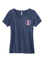 LSA Ladies V-neck Tees NV