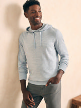  Faherty Men's Sunwashed Slub Hoodie