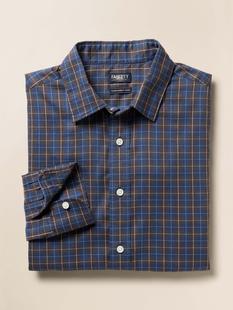 Faherty Men's Movement Shirt BLUEOAKPLAID
