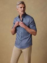 Faherty Men's Movement Shirt TWILIGHTHEATHER