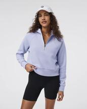 Vuori Women's Restore Half Zip Hoodie LAVENDERMIST